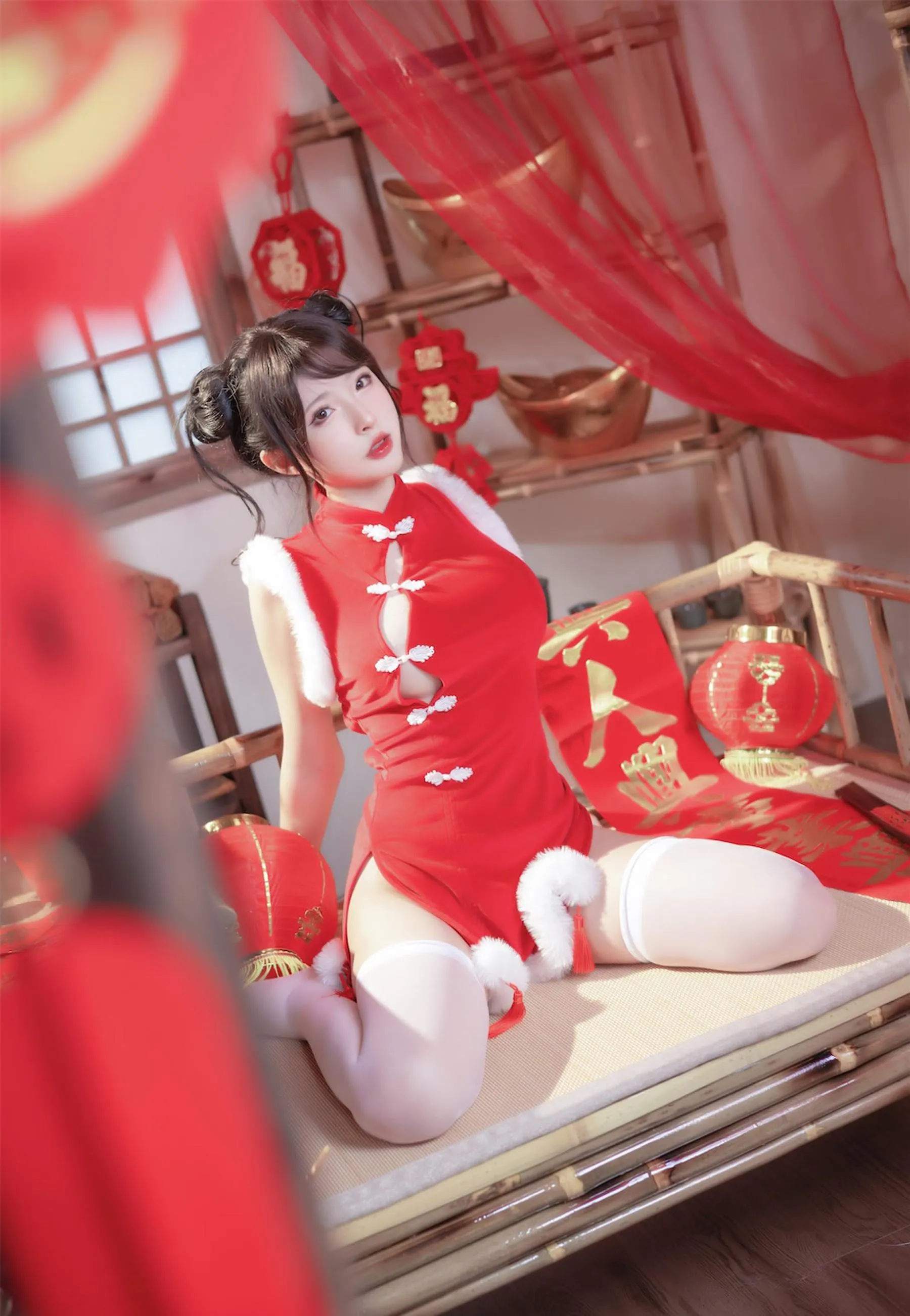 清水由乃 – NO.45 2023新年旗袍 [77P]插图6